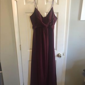 Burgundy Sorella Vita 8898 Bridesmaid Dress